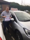 Sarah passed 1st time with Lee, and with ZERO faults