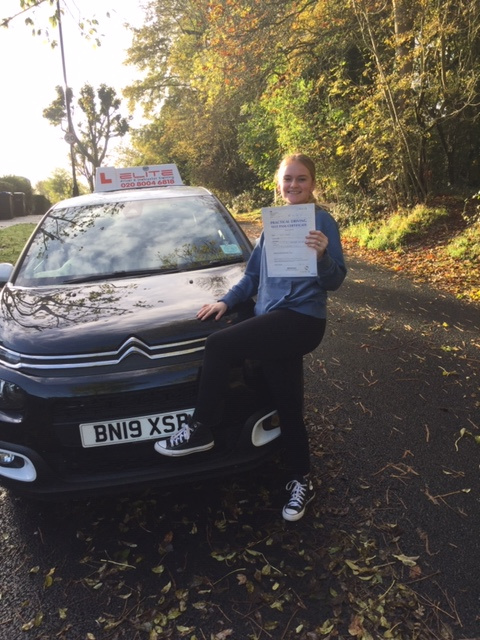 Abbey passed with Sue