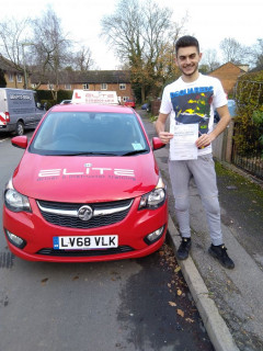 Massive #congratulations to Paul's lovely pupil Callum on a #firsttimepass at #Redhill after enduring 2 lockdown cancellations. So thrilled for you Callum!