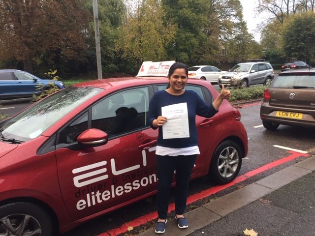 Well done to Sue's pupil Richa, who passed today at #WestWickham TC with just 4 faults! #Croydondrivingschool #Croydondrivinglessons