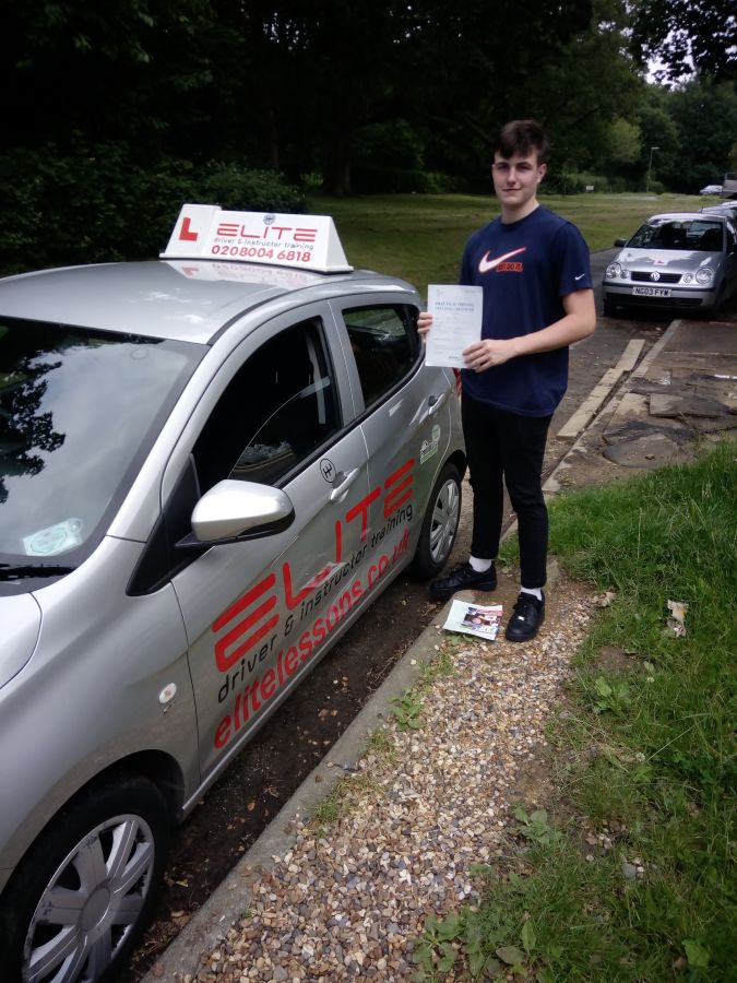 Huge congratulations to Paul's pupil Jack who passed his #drivingtest at #Redhill just 10 weeks after his 17th birthday with just 20 hours of #drivinglessons!