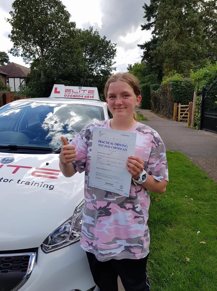 Lucy passed with Kim