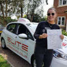 Hannah took driving lessons in Chertsey with Kim