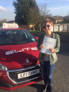 Beth passed after taking lessons with Sue