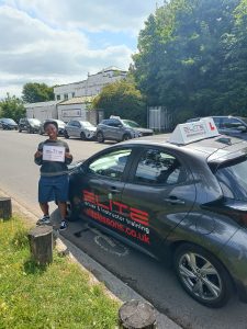 Eunice passed her automatic test with Sylwia in Croydon Eunice passed her automatic test with Sylwia in Croydon