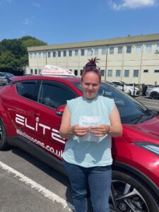 Jo passed her automatic test in Redhill after taking lessons with Ian