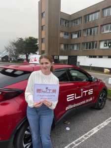 Georgie passed after taking automatic driving lessons with Ian in Redhill
