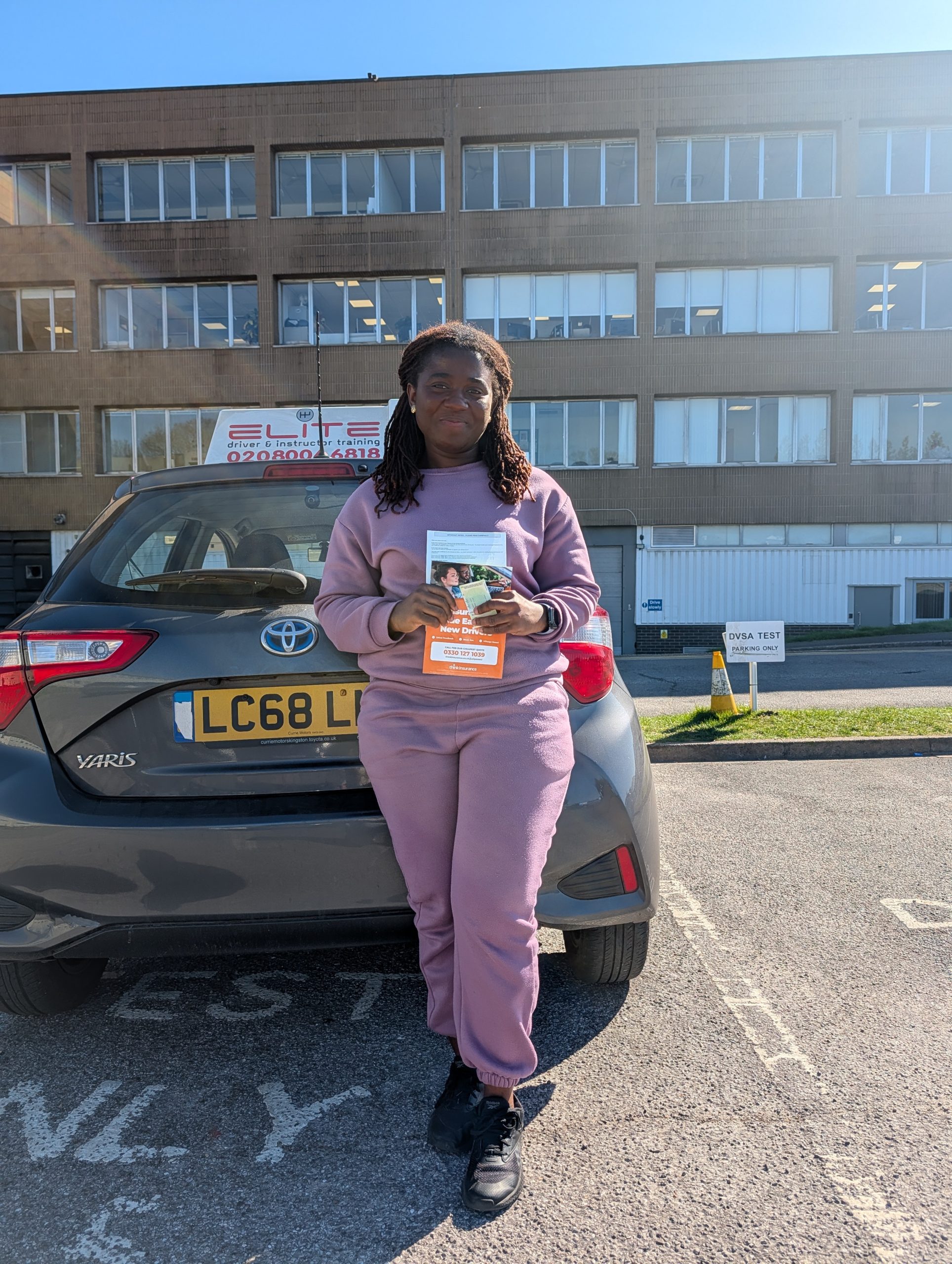 Honey took manual driving lessons redhill