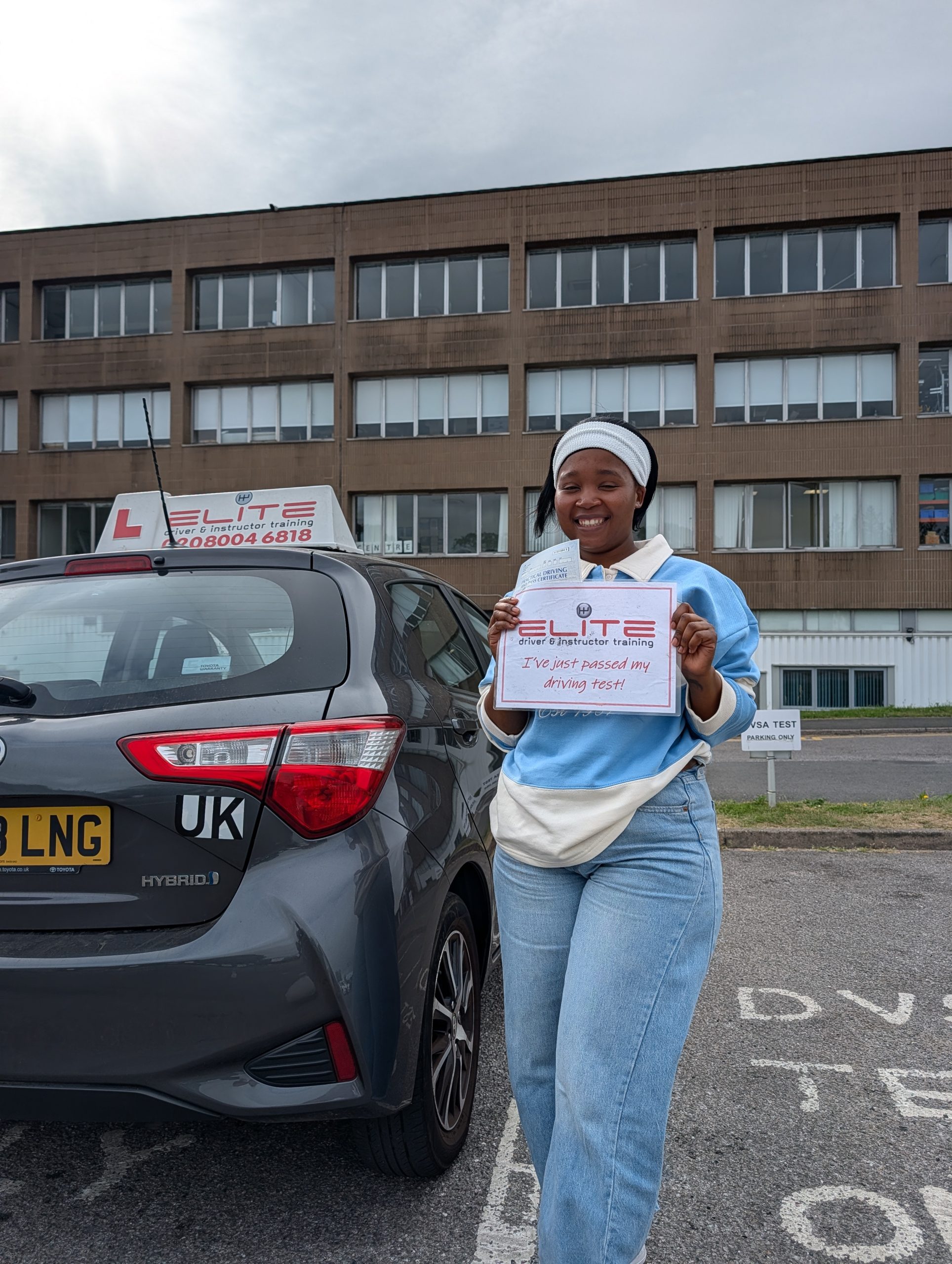 Rita passed her test in Redhill after taking automatic driving lessons with instructor Musawar