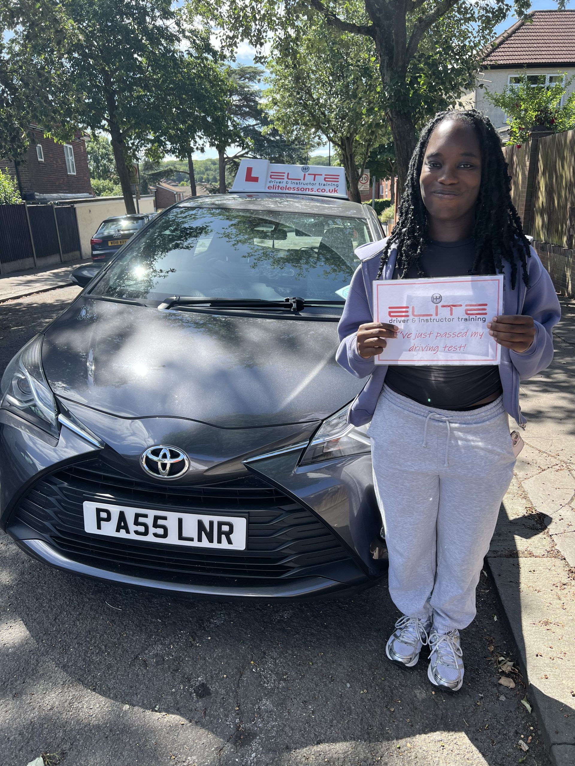 Another fantastic test pass after taking driving lessons with instructor Sue in Croydon