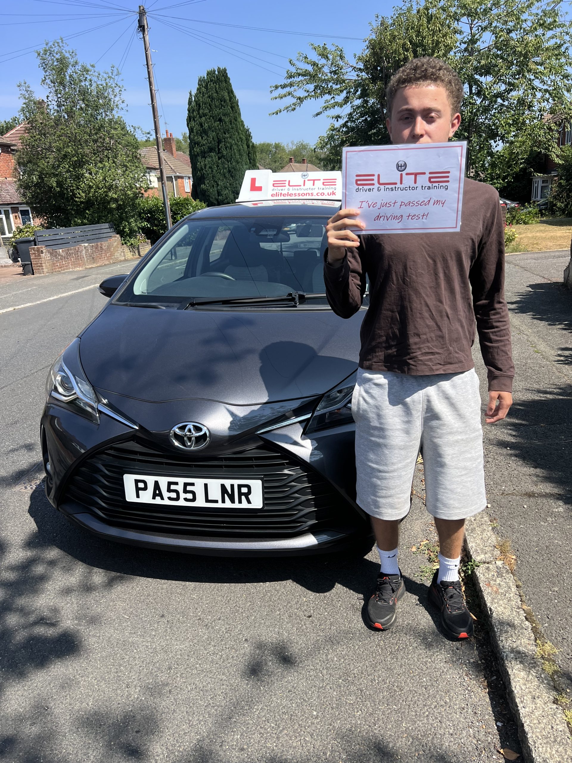 Rico passed after taking manual driving lessons with ELITE Driving School in Croydon