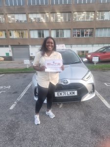 Lydia passed her test in Redhill