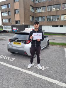 Renal passed his test with Zahid at Redhill Aerodrome