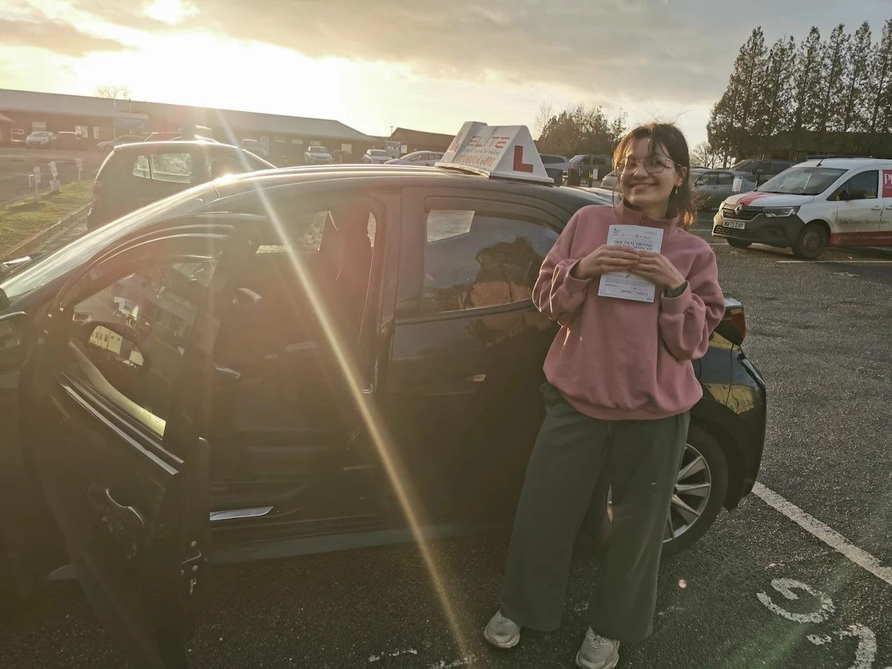 Charlie passed with automatic driving instructor Abdul in Redhill Charlie passed with automatic driving instructor Abdul in Redhill