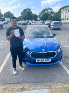 Alex passed after taking manual driving lessons in Redhill with Damir