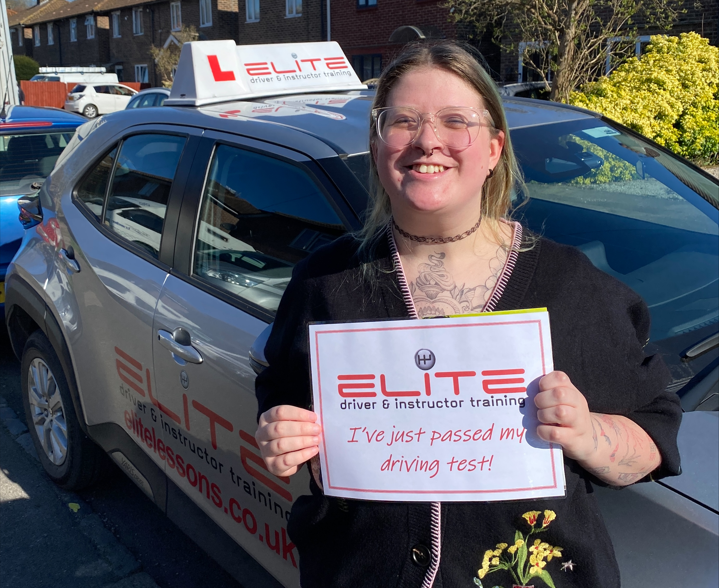 Trinity passed after automatic driving lessons with Tim in Redhill
