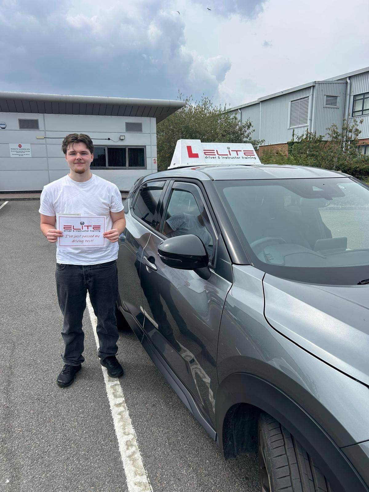 Rowan passed after taking driving lessons with instructor John Rowan passed after taking driving lessons with instructor John