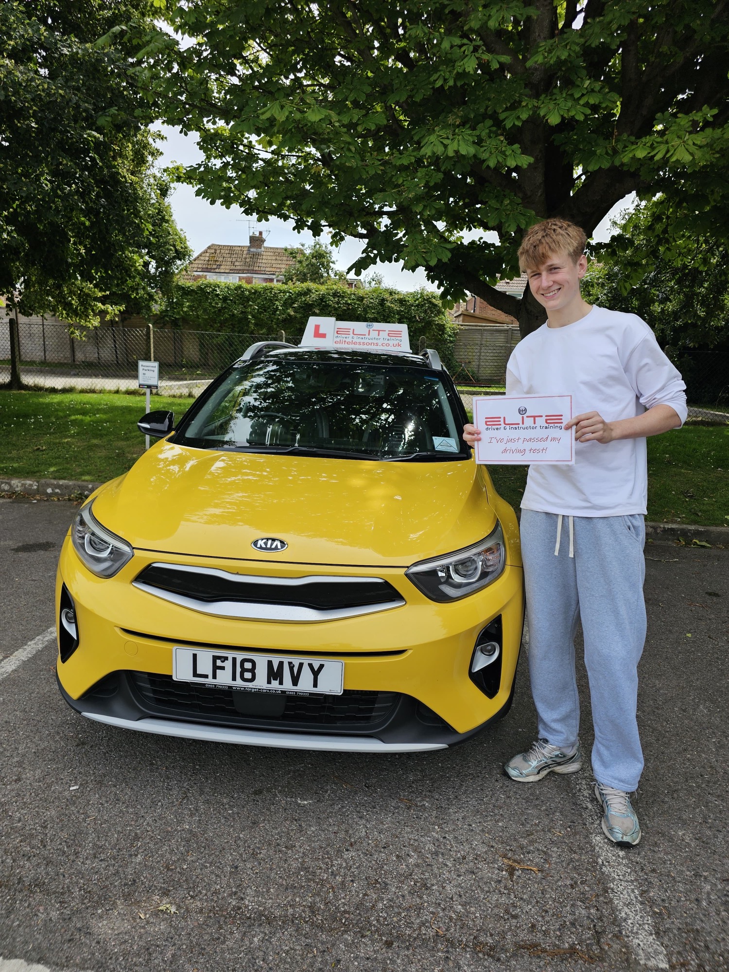 Alex passed his test in Worthing after taking manual driving lessons with instructor Doug Alex passed his test in Worthing after taking manual driving lessons with instructor Doug