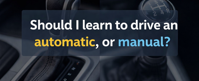 Manual or automatic driving lessons?